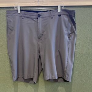 Travis Mathew Gray Flat Front Shorts